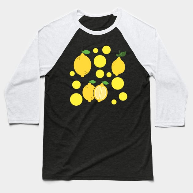 Lemon Baseball T-Shirt by Clean P